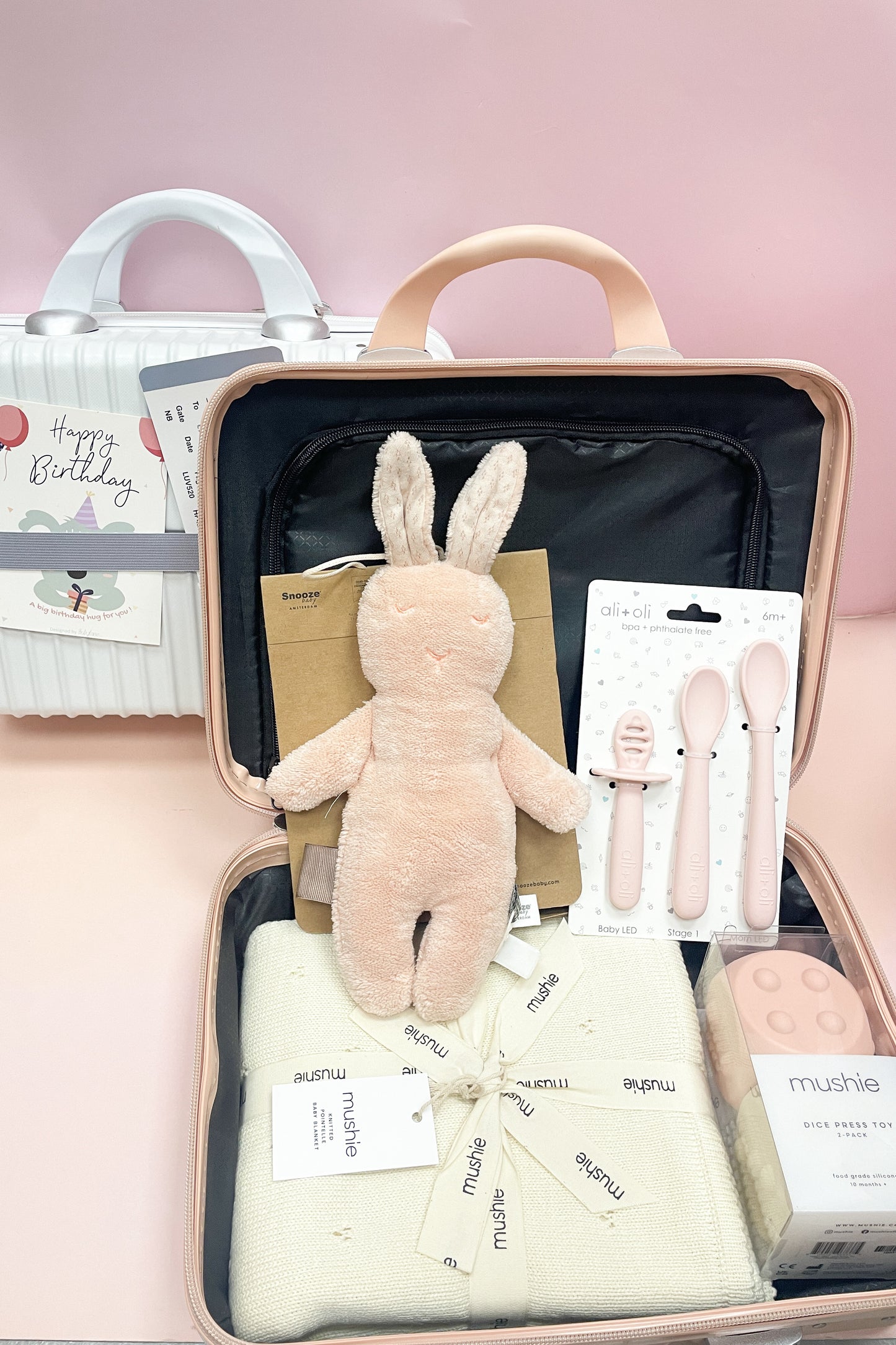 BABYTONE AIRLINE行李箱禮盒-Baby Girl (0m +)
