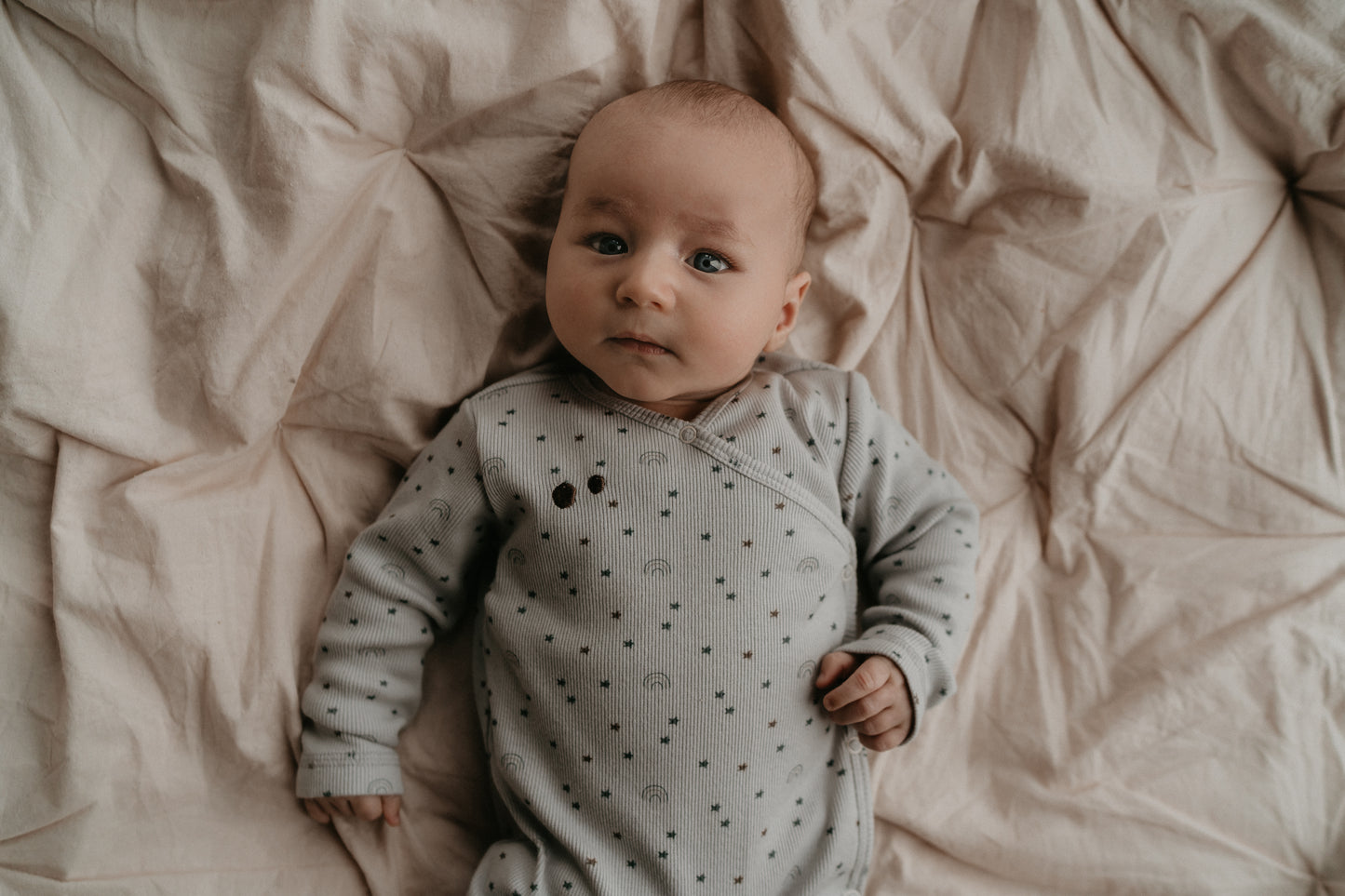 Snoozebaby 北歐風彩虹有機棉包屁衣