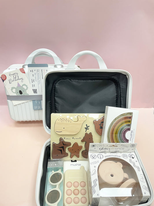 BABYTONE AIRLINE玩具組合行李箱禮盒-Baby Girl (12m +)