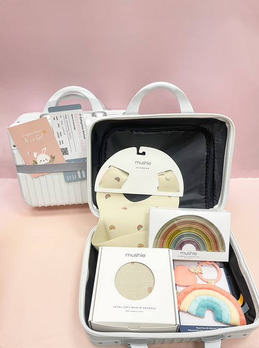 BABYTONE AIRLINE玩具組合行李箱禮盒-Baby Girl (0m +)
