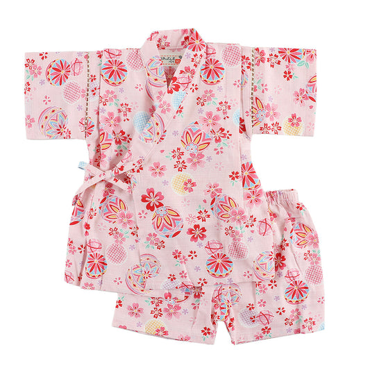 日系夏日際櫻花浴衣