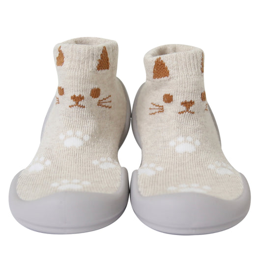 韓國Komuello襪子學步鞋- Brown Jelly Cat