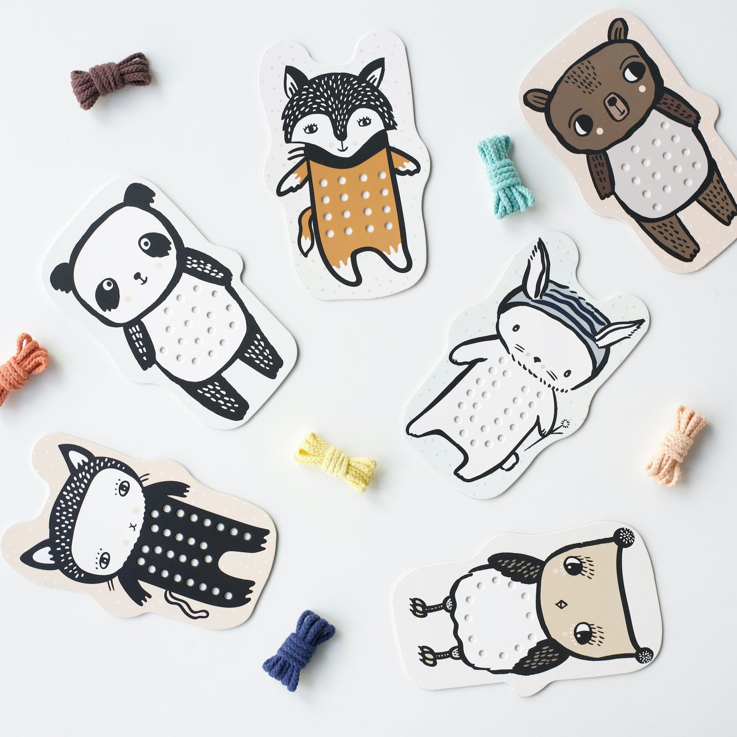 Wee Gallery 繫帶卡 - Animals